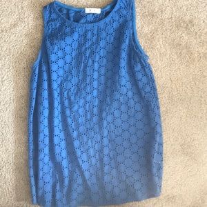 Blue tank top